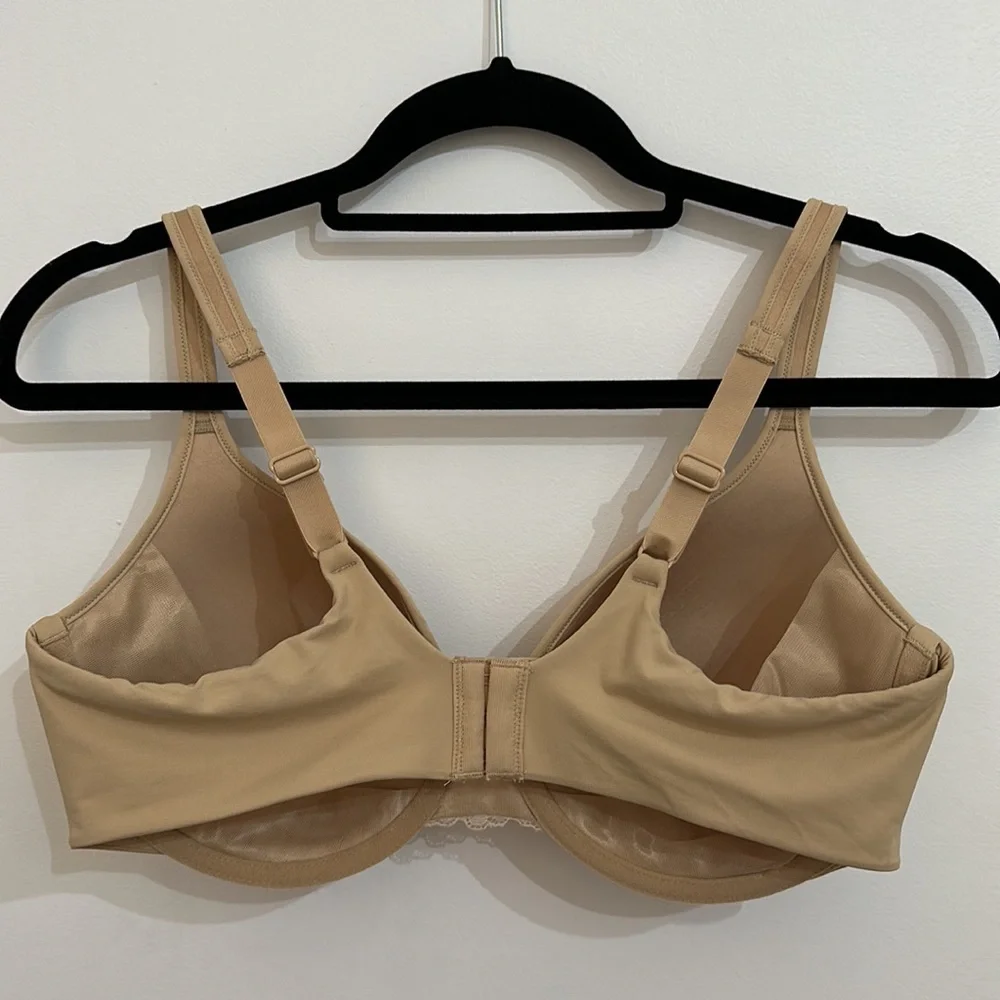 BALI One Smooth U Ultra Light Lace Lift Underwire Tan Nude Bra | Size: 38C - Picture 5 of 9